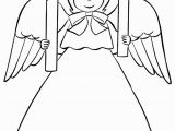 Christmas Angel ornaments Coloring Pages Printable Christmas Angel Coloring Pages 012