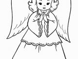 Christmas Angel ornaments Coloring Pages Printable Christmas Angel Coloring Pages for Kids and for Adults