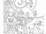 Christmas Coloring Pages for Adults Nice Little town Christmas 2 Adult Coloring Book Stress
