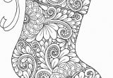 Christmas Coloring Pages for Adults Xmas Stocking