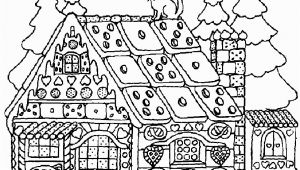 Christmas Gingerbread House Coloring Pages Christmas Coloring Pages for Adults Gingerbread House 12