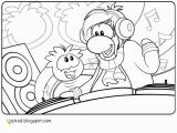 Christmas Penguin Coloring Pages Free Club Penguin Coloring Pages Print Download Free Clip