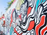Circuit Mural Hot Wheels Wall Tracks Street Art Graffiti Art Canvas Cute Female Blog Anthea Missy