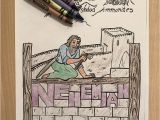 Class Of 2020 Coloring Pages Nehemiah Coloring Page