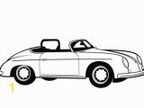 Classic Car Coloring Pages Classic Convertible Car Coloring Page