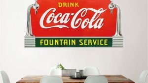 Coca Cola Wall Murals Drink Coca Cola Fountain Service Taps Wall Decal Deco Style