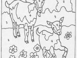 Color by Number Animal Coloring Pages Geiten with Images