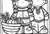 Color by Number Thanksgiving Coloring Pages Place Value Thanksgiving Color by Number Sheets 3nbt 2 1