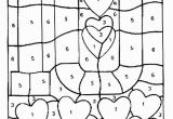 Color by Number Valentine Coloring Pages Free Printable Color by Number Coloring Pages with Images