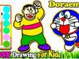Coloring Kitty and Painting Doraemon for toddlers Learn Coloring Pages for Kids Learncoloringpagesforkids On