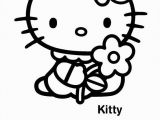 Coloring Page Hello Kitty Flowers Hello Kitty