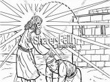Coloring Page Jesus Heals Ten Lepers Romans Road Sunday School Coloring Pages