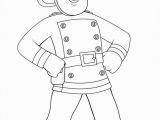 Coloring Page Of A Firefighter Firman Sam Colouring Pages