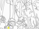 Coloring Page Of A Firefighter Job Coloring Pages