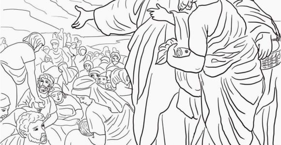 Coloring Page Of Jesus Feeding the 5000 Jesus Feeds the 5000 Coloring Page