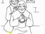 Coloring Page Of Paul 158 Best Drawings Line Images