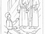 Coloring Page Of the First Vision Primary 3 Lesson 5