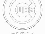 Coloring Pages Baseball Team Logos Chicago Cubs Logo Coloring Page