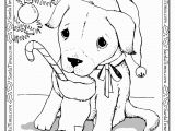 Coloring Pages Christmas Puppy Puppy Christmas Coloring Pages