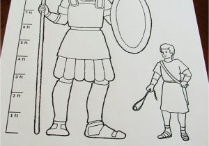 Coloring Pages David and Goliath Printable Scripture Heroes Story Of David and Goliath with Images