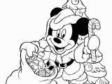 Coloring Pages Disney Mickey Mouse Coloring Page Christmas Disney Christmas Disney