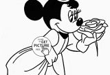 Coloring Pages Disney Minnie Mouse Minnie Mouse Princess Disney Coloring Page for Kids for