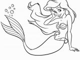 Coloring Pages Disney Princess Ariel Princess Ariel Posing for Coloring Page