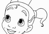 Coloring Pages Disney Princess Tiana Little Tiana Coloring Pages Printable with Images