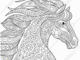 Coloring Pages for Adults Animals Coloring Pages for Adults Mustang Horse Adult Coloring