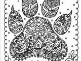 Coloring Pages for Adults to Print Instant Download Dog Paw Print You Be the Artist Dog Lover Animal