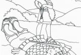 Coloring Pages for David and Goliath David and Goliath with Images