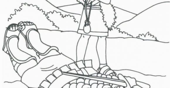 Coloring Pages for David and Goliath David and Goliath with Images