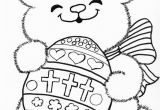 Coloring Pages for Easter Bunny Catholic Easter Bunny Coloring Page