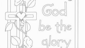 Coloring Pages for Easter Sunday Glory Of the Lord Coloring Page