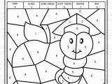 Coloring Pages for First Grade 6 Math Coloring Worksheets 1st Grade Back to School Color by