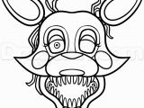 Coloring Pages for Five Nights at Freddy S Mangle Color Page