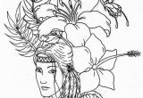 Coloring Pages for Fun Printable Native American Native American Difficult Coloring Pages