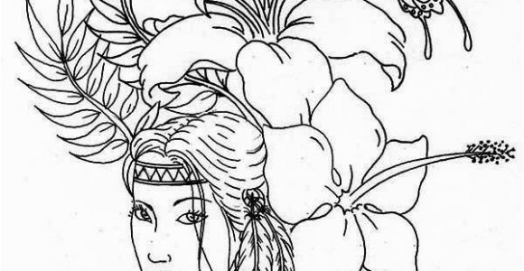 Coloring Pages for Fun Printable Native American Native American Difficult Coloring Pages