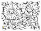 Coloring Pages for Gel Pens Flower Coloring Page Freebie