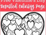 Coloring Pages for Valentines Cards Free Valentines Day Colouring Page for Adults with Images