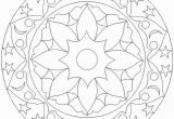 Coloring Pages for Visually Impaired Coloring Pages Special Mandala 158 Free Sample