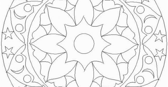 Coloring Pages for Visually Impaired Coloring Pages Special Mandala 158 Free Sample