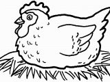 Coloring Pages Free Printable Rooster Hen Coloring Page