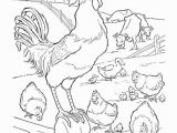 Coloring Pages Free Printable Rooster Rooster Crowed the Fence In Farm Life Coloring Pages