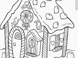 Coloring Pages Gingerbread House Christmas House Coloring Bedandbreakfastitaliafo