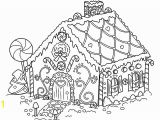 Coloring Pages Gingerbread House Gingerbread Drawing Pencil Sketch Colorful Realistic Art