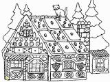Coloring Pages Gingerbread Houses Printable Incredible Free Adult Coloring Sheets Picolour