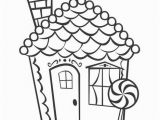 Coloring Pages Gingerbread Houses Printable Unusual Gingerbread House Coloring Pages