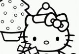 Coloring Pages Hello Kitty Christmas Dibujo De Hello Kitty De Navidad Para Colorear with Images