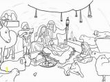 Coloring Pages Jesus Died On the Cross Nativity Jesus Born In Bethlehem In Nativity Coloring Page Jesus